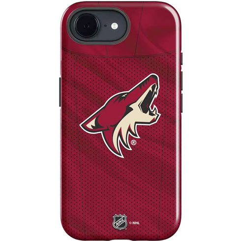NHL Arizona Coyotes Home Jersey iPhone 16e Impact Case