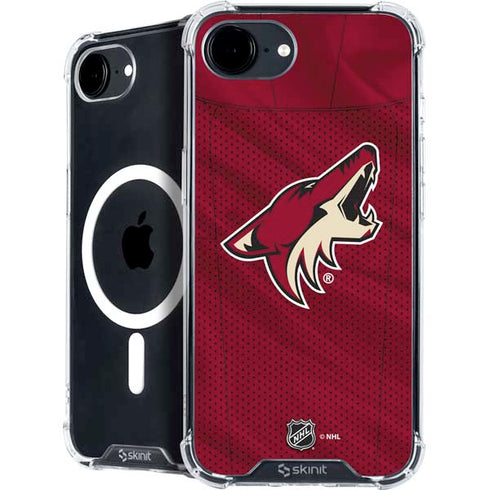NHL Arizona Coyotes Home Jersey iPhone 16e MagSafe Case