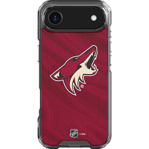 NHL Arizona Coyotes Home Jersey iPhone 17 Air Clear Case