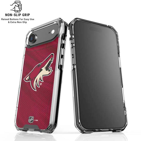 NHL Arizona Coyotes Home Jersey iPhone 17 Air Clear Case