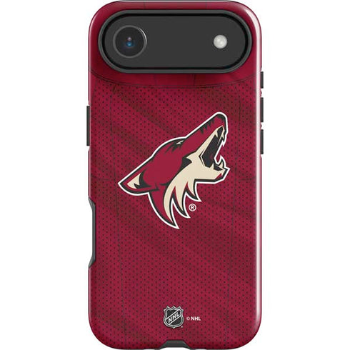 NHL Arizona Coyotes Home Jersey iPhone 17 Air Impact Case