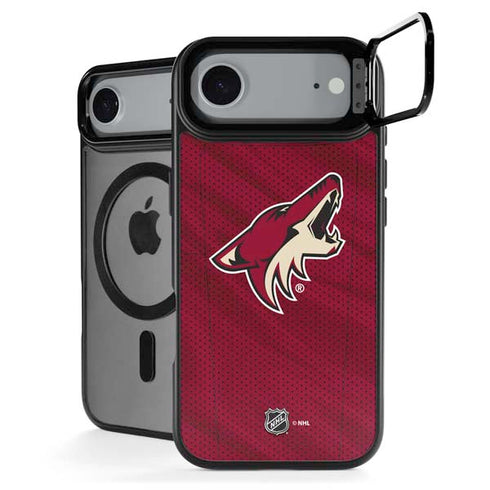 NHL Arizona Coyotes Home Jersey iPhone 17 Air Kickstand Case
