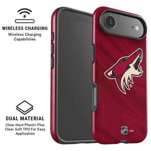 NHL Arizona Coyotes Home Jersey iPhone 17 Air Magsafe Impact Case