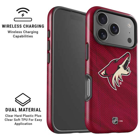 NHL Arizona Coyotes Home Jersey iPhone 17 Pro Magsafe Impact Case