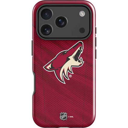 NHL Arizona Coyotes Home Jersey iPhone 17 Pro Max Impact Case
