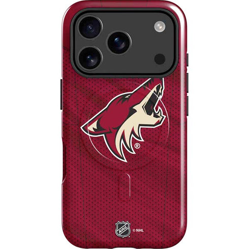 NHL Arizona Coyotes Home Jersey iPhone 17 Pro Max Magsafe Impact Case