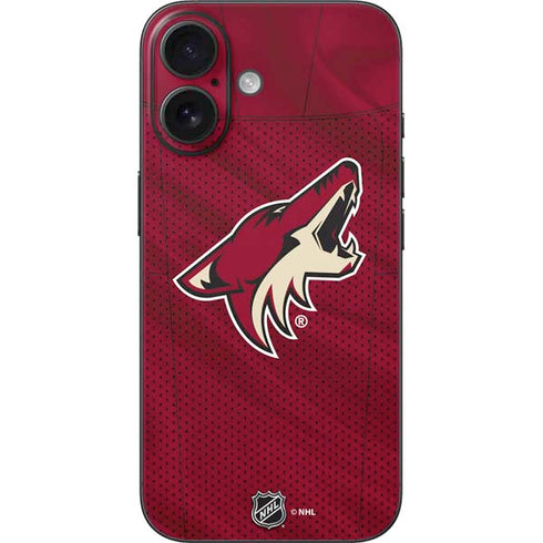 NHL Arizona Coyotes Home Jersey iPhone 17 Skin