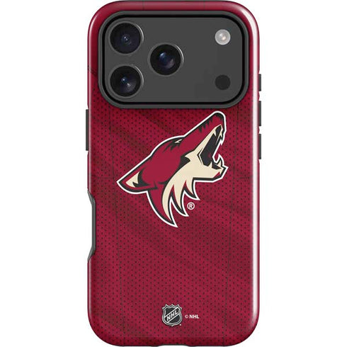 NHL Arizona Coyotes Home Jersey iPhone 18 Pro Impact Case