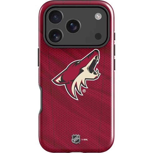 NHL Arizona Coyotes Home Jersey iPhone 18 Pro Max Impact Case