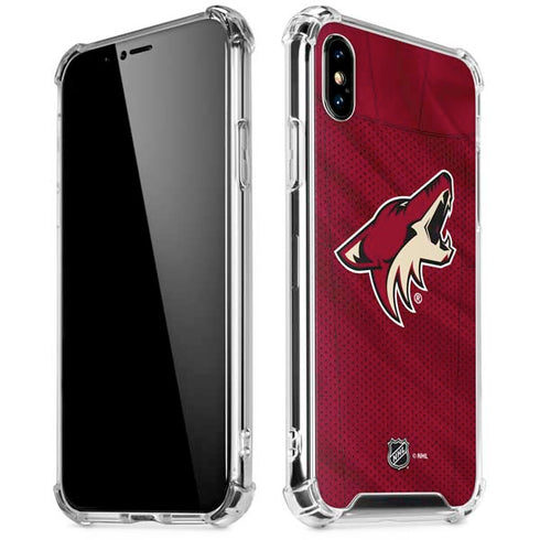 NHL Arizona Coyotes Home Jersey iPhone X/XS Clear Case