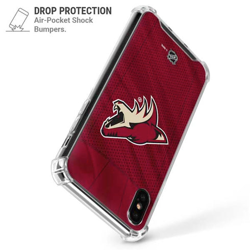 NHL Arizona Coyotes Home Jersey iPhone X/XS Clear Case