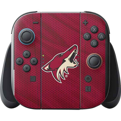 NHL Arizona Coyotes Home Jersey Nintendo Switch 2 (2025) with Joy-Con Skin