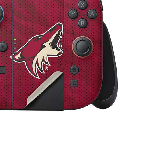 NHL Arizona Coyotes Home Jersey Nintendo Switch 2 (2025) Joy-Con Controller Skin