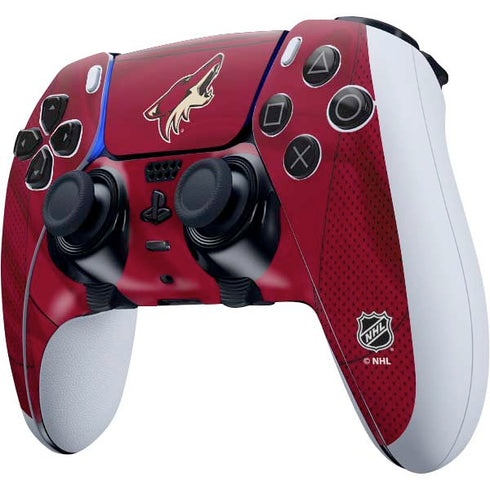 NHL Arizona Coyotes Home Jersey PS5 DualSense Edge Pro Controller Skin