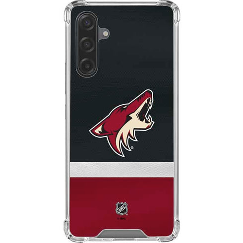 NHL Arizona Coyotes Jersey Galaxy A17 Clear Case