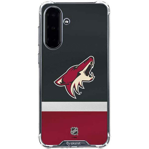NHL Arizona Coyotes Jersey Galaxy A36 5G Clear Case