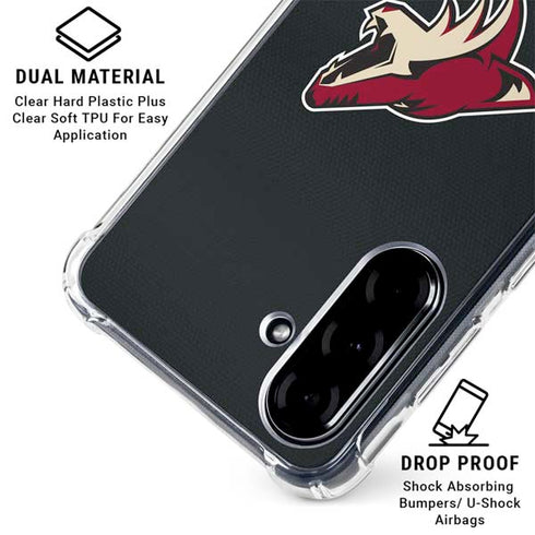 NHL Arizona Coyotes Jersey Galaxy A36 5G Clear Case