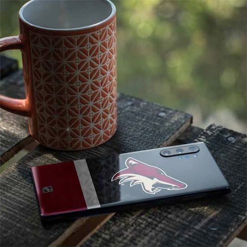 NHL Arizona Coyotes Jersey Galaxy Note 10 Plus Skin