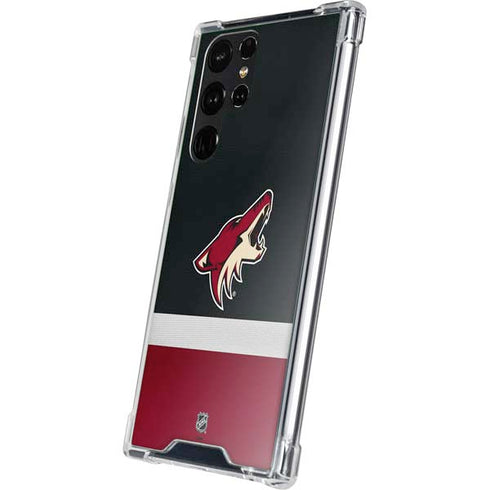 NHL Arizona Coyotes Jersey Galaxy S23 Ultra Clear Case
