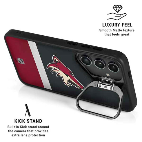 NHL Arizona Coyotes Jersey Galaxy S25 Kickstand Case