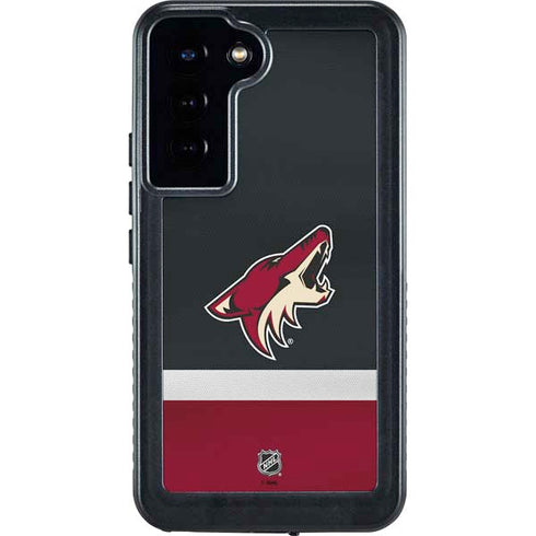 NHL Arizona Coyotes Jersey Galaxy S24 Plus Waterproof Case