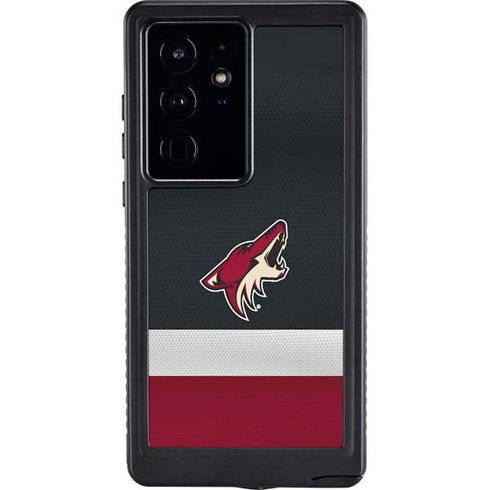 NHL Arizona Coyotes Jersey Galaxy S24 Ultra Waterproof Case