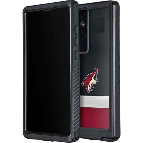 NHL Arizona Coyotes Jersey Galaxy S24 Ultra Waterproof Case