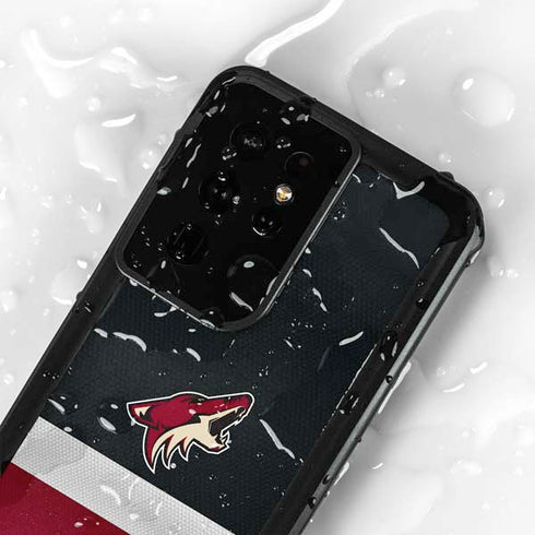NHL Arizona Coyotes Jersey Galaxy S24 Ultra Waterproof Case