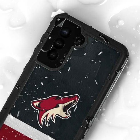 NHL Arizona Coyotes Jersey Galaxy S24 Waterproof Case