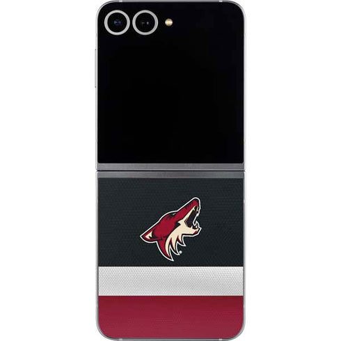 NHL Arizona Coyotes Jersey Galaxy Z Flip6 Skin