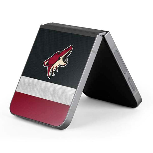 NHL Arizona Coyotes Jersey Galaxy Z Flip6 Skin