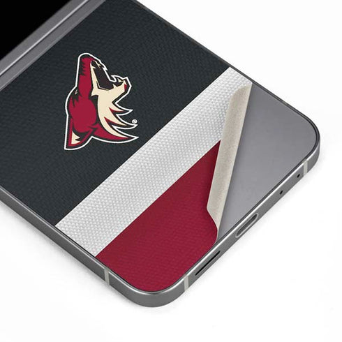 NHL Arizona Coyotes Jersey Galaxy Z Flip6 Skin