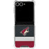 NHL Arizona Coyotes Jersey Galaxy Z Flip7 Clear Case