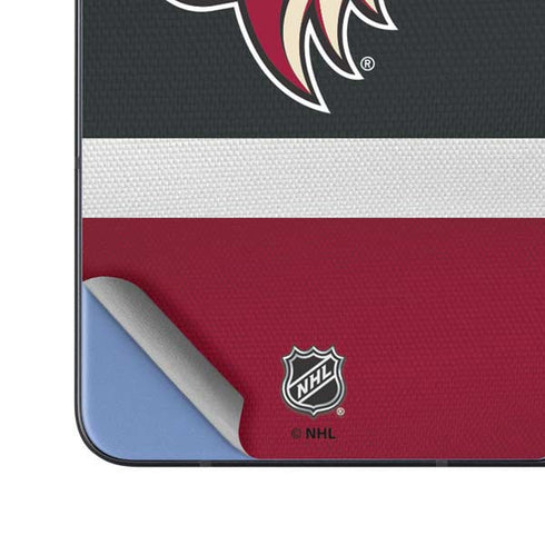 NHL Arizona Coyotes Jersey Galaxy Z Fold5 5G Skin