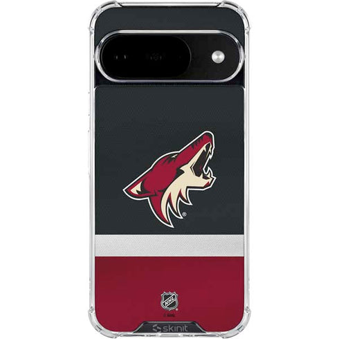 NHL Arizona Coyotes Jersey Google Pixel 10 Clear Case