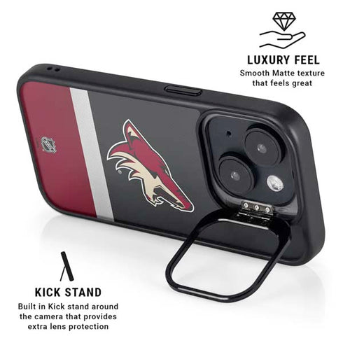 NHL Arizona Coyotes Jersey iPhone 14 Plus Kickstand Case