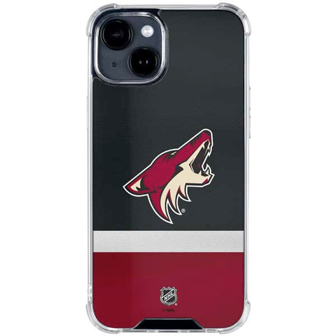 NHL Arizona Coyotes Jersey iPhone 15 Clear Case