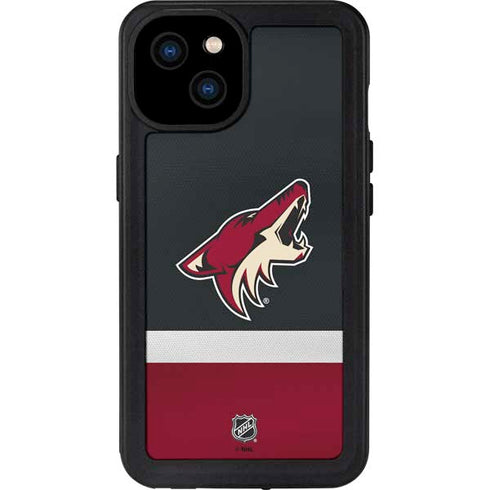 NHL Arizona Coyotes Jersey iPhone 15 Plus Waterproof Case