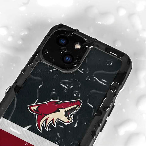NHL Arizona Coyotes Jersey iPhone 15 Plus Waterproof Case