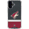 NHL Arizona Coyotes Jersey iPhone 16 Clear Case