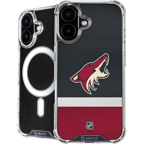 NHL Arizona Coyotes Jersey iPhone 16 MagSafe Case