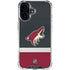 NHL Arizona Coyotes Jersey iPhone 16 Plus Clear Case