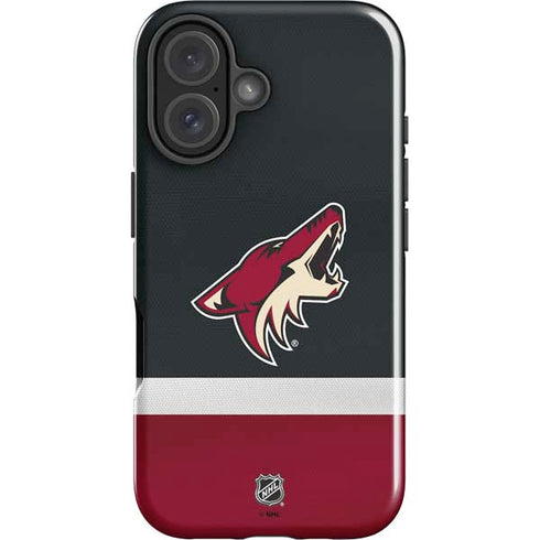 NHL Arizona Coyotes Jersey iPhone 16 Plus Impact Case