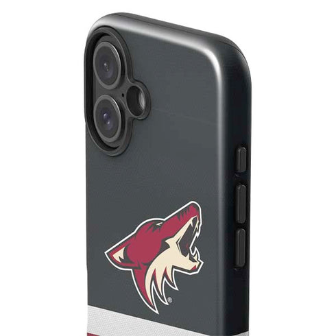 NHL Arizona Coyotes Jersey iPhone 16 Plus Impact Case