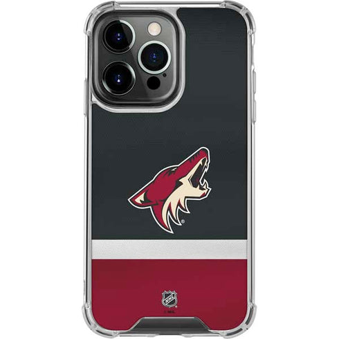 NHL Arizona Coyotes Jersey iPhone 16 Pro Clear Case