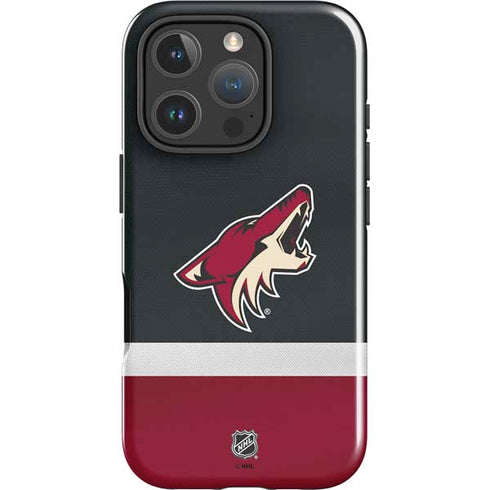 NHL Arizona Coyotes Jersey iPhone 16 Pro Max Impact Case