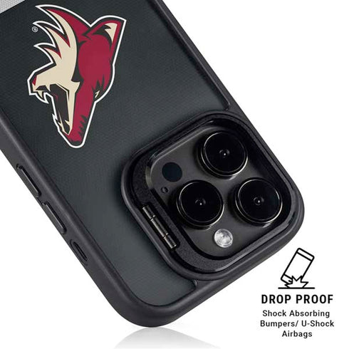 NHL Arizona Coyotes Jersey iPhone 16 Pro Max Kickstand Case
