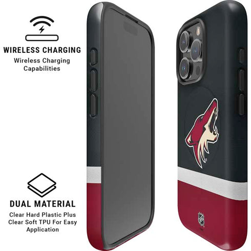 NHL Arizona Coyotes Jersey iPhone 16 Pro Max Magsafe Impact Case