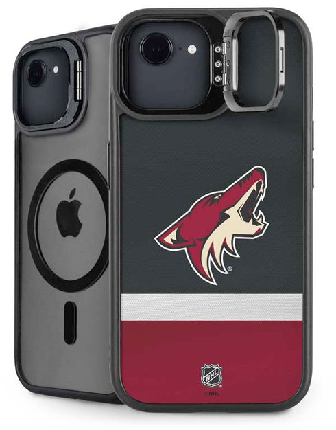 NHL Arizona Coyotes Jersey iPhone 16e Kickstand Case