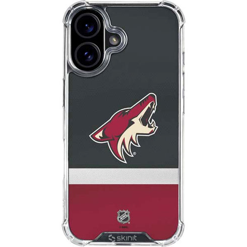 NHL Arizona Coyotes Jersey iPhone 17 Clear Case